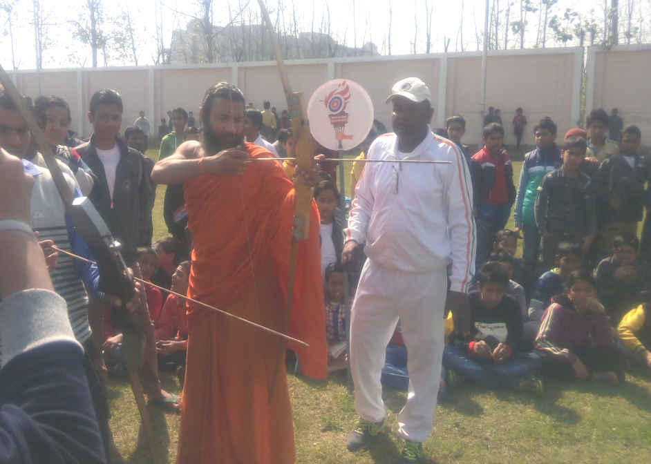 Soami ji in Acharyakulam (Haridwar)